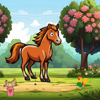 Free online flash games - Horse Pursues His Beloved