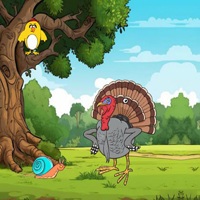 Free online flash games - BIG Turkey Forages The Eggs