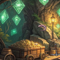 Free online flash games - Hidden Gold Cavern