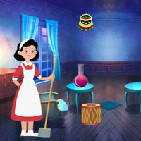 Free online flash games - Help Trapped Alone Castle Maid