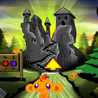 Free online flash games - Monkey Go Happy Stage 122