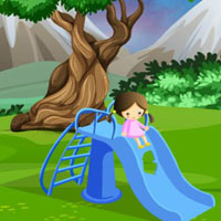 Free online flash games -  Fix the Broken Part of the Park Slide