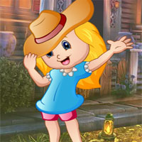 G4K Jubilant Little Girl Escape