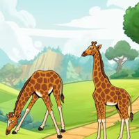 Free online flash games - G2M Gigi the Giraffe Escape
