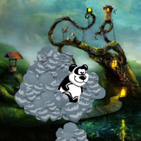 Free online flash games - Panda Trapped In Clay