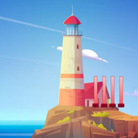 Free online flash games - G2M Lighthouse Whale Escape