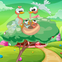 Free online flash games - Hungry Birds Family
