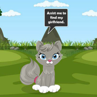 Free online flash games - G2R Help To Find Cat Girlfriend