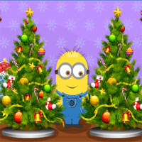 6 Diff Minion Christmas Tree