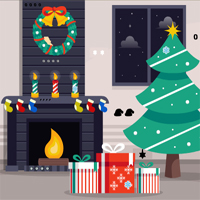 Christmas Fireplace Quick Escape