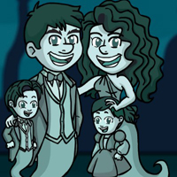 Free online flash games - G2J Help the Ghost Family from Glass Cage