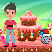 Free online flash games - BIG Joe Escaped Christmas Candy Land