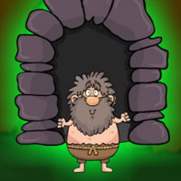 Free online flash games - G2J Rescue the Hunter Cave Man