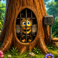 Free online flash games - Rescue the Trapped Bee