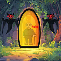 Free online flash games - BIG Grandpa Stuck In Devil Land