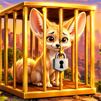 Free online flash games - Rescue the Trapped Fennec Fox