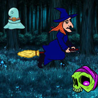 Free online flash games - BIG Witch Discover Magical Sphere