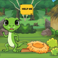 Free online flash games - Lizard Searching The Stolen Eggs