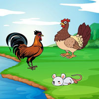 Free online flash games - Hen Family Went To Shed