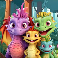 Free online flash games - Little Dragon Rescue