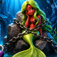 Free online flash games - Rescue the Chained Mermaid