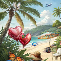Free online flash games - Dreamy Seaside