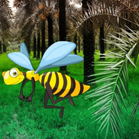 Palm Forest Honeybee Escape HTML5