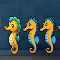 8B Playful Seahorse Escape Adventure