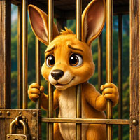 Free online flash games - Rescue the Baby Wild Kangaroo