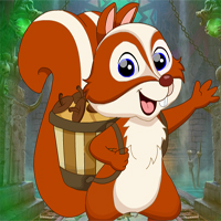 Games4King Squirrel Carrying Fruit Rescue