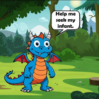 Free online flash games - Wow Dragon Seeking The Infant
