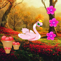 Free online flash games - Wow Trapped Swan Queen Escape