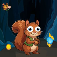 Free online flash games - Squirrel Fled The Danger Cave