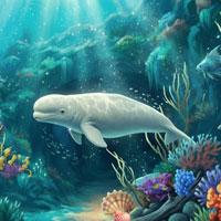 Free online flash games - Blue Abyss,hidden objects