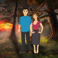 Mystery Jungle Couple Escape HTML5