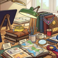Free online flash games - Secret Stamp Album