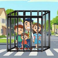 Free online flash games - Rescue the Trapped Family