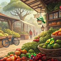 Free online flash games - Fruitful Clues