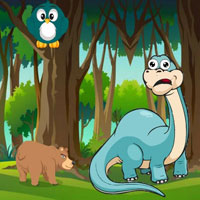 Free online flash games - Dino Looks For Egg Thief