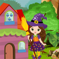 Games4King Cute Witch Escape