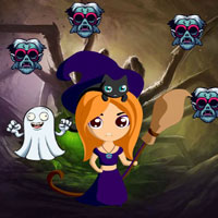 Free online flash games - BIG Sorceress Escaped Spider Realm