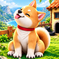 Free online flash games - Rescue the Little Shiba