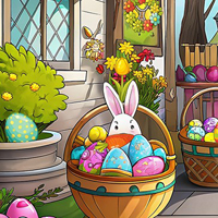 Free online flash games - Easter Morning