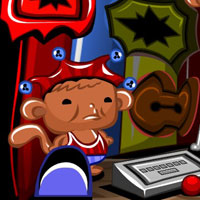 Free online flash games - Monkey Go Happy Stage 1072
