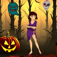 Free online flash games - Halloween Party  Lost Her Way