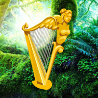 Fantasy Golden Harp Escape
