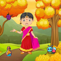 Free online flash games -  Girl Finds One Of Earrings