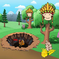 Free online flash games - Wow Rescue The Fallen Turkey