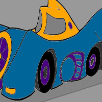 Drawing Batman Car