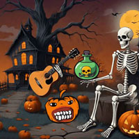 Free online flash games - Wow Little Witch Fallen The Pit